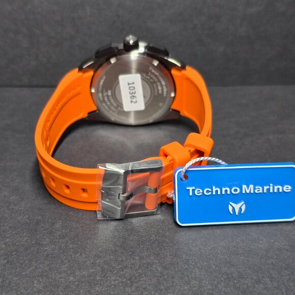 TechnoMarine Ocean Nomad Men's Watch - 43mm, Orange (TM-318099) - Picture 6 of 12